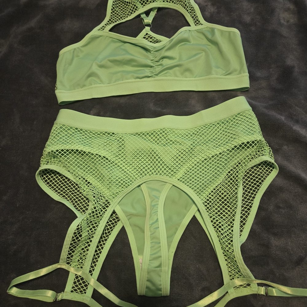 Green Women's Intimate Set